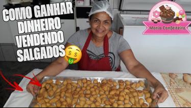  200 SALGADOS DE FESTA COM 1KG DE FARINHA!!