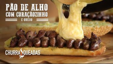  Pão de Alho com Coraçãozinho e Queijo I Churrasqu