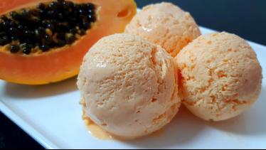 SORVETE DE MAMÃO PAPAIA | SEM EMULSIFICANTE E LIGA