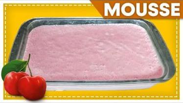  MOUSSE COM A POLPA DA ACEROLA // MOUSSE WITH ACER