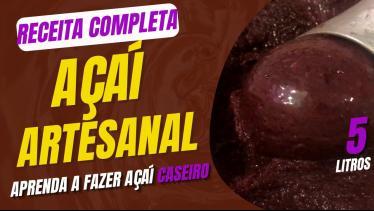  AÇAÍ CASEIRO batido no liquidificador! Passo a pa