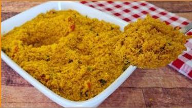  FAROFA DE AZEITE DE DENDÊ l Fácil e Rápido