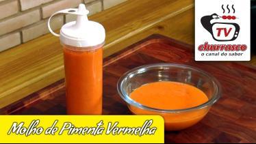 Receita de Molho de Pimenta Vermelha - TvChurrasco