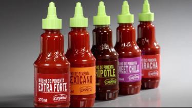 Molhos de pimenta Cepêra