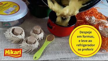  Curau de Milho com Paçoca Hikari