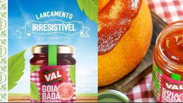  Lançamento irresistível Val Alimentos: Goiabada