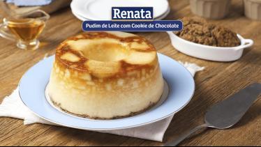  Receita de Pudim de Leite com Cookie de Chocolate