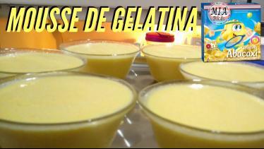  Mousse de Gelatina de Abacaxi | Mia Dicas