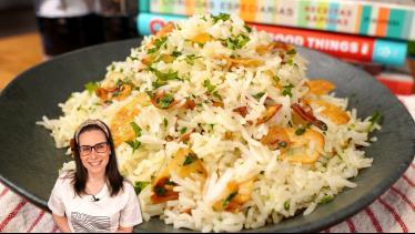 ALHO E ÓLEO, ESSE ARROZ FICA INCRÍVEL
