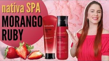 NATIVA SPA MORANGO RUBY BODY SPLASH E HIDRATANTE A