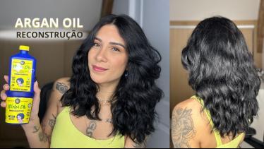  KIT ARGAN OIL RECONSTRUÇÃO CAPILAR LOLA COSMETICS