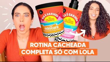  ROTINA CAPILAR CACHEADA COM A LINHA ELA É CARIOCA