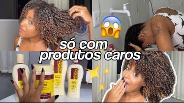  ROTINA CAPILAR COM PRODUTOS CAROS // bio extratus