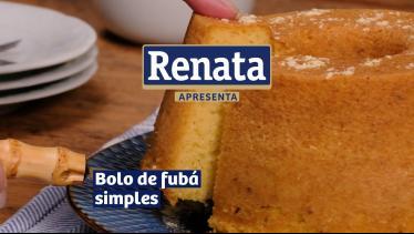  Receita de Bolo de fubá simples
