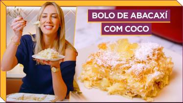  Bolo gelado de abacaxi com coco I RECEITAS E TEMP